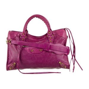 Balenciaga Purple/Pink Neo Cagole Medium Tote Bag